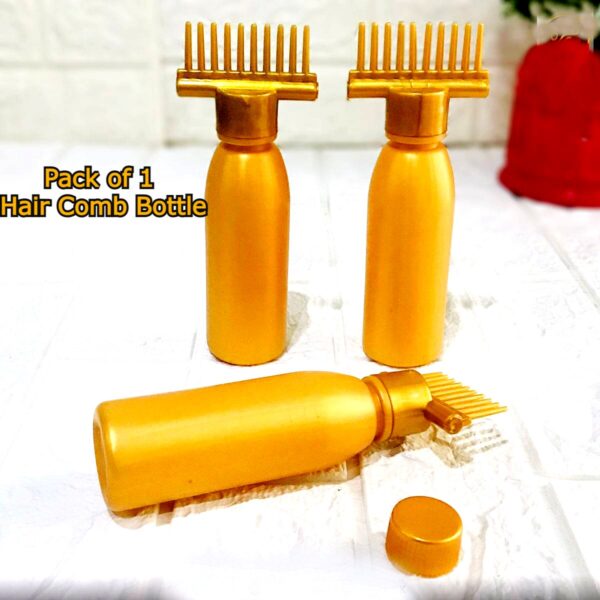 Hair Oil Applicator Comb Bottle